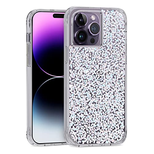 Case-Mate Schutzhülle für iPhone 14 Pro Max – Twinkle Diamond [3 m Fallschutz] [kabelloses Laden kompatibel] Luxus-Hülle mit niedlichem Bling Sparkle für iPhone 14 Pro Max 6,7 Zoll, Kratzfest, von Case-Mate