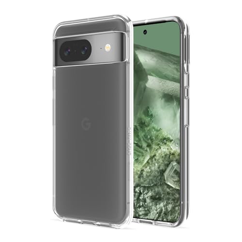 Case-Mate Signature Clear Case Schutzhülle für Google Pixel 8 Hülle Transparent (Durchsichtige Pixel 8 Hülle, 3 m Fallschutz, Made for Google Pixel Zertifiziert) - Transparent von Case-Mate