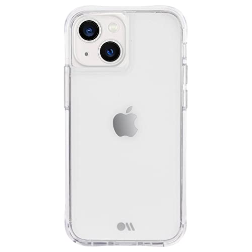 Case-Mate Tough Clear Case Schutzhülle kompatibel mit Apple iPhone 13 Mini Hülle [Stoßfest | Anti-Kratzer | Gepolsterte Ecken | Fallschutz bis zu 3 Meter] - Transparent, CM046824 von Case-Mate