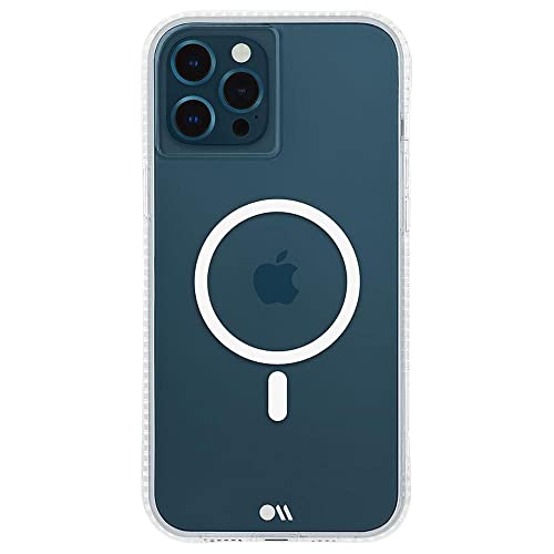 Case-Mate Tough Clear Plus MagSafe Case Schutzhülle kompatibel mit Apple iPhone 13 Pro Max Hülle [Stoßfest | Pflanzliches Material | MagSafe optimiert | Fallschutz bis zu 4,5 m] - Transparent von Case-Mate