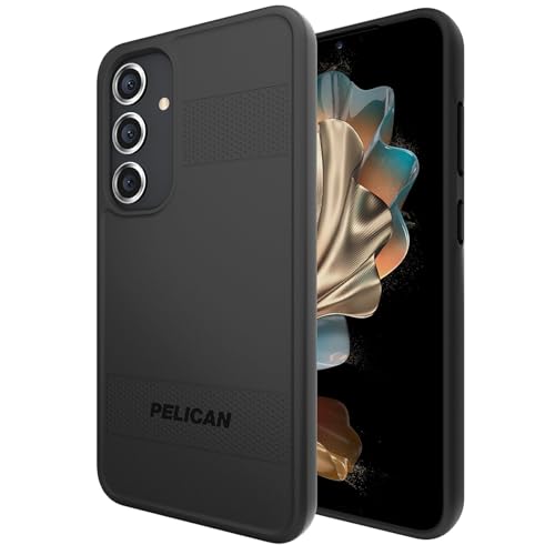 Pelican Schutzhülle für Samsung Galaxy S24 Plus, 17 cm (6,7 Zoll), 4,8 m MIL-STD Fallschutz, kabelloses Laden, schlanke, robuste Hülle mit Anti-Kratz-Technologie, Schwarz von Pelican