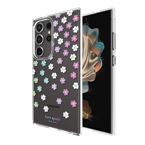 Samsung Galaxy S24 Ultra Hülle, kompatibel mit kabellosem Laden - Streublumen von Kate Spade New York