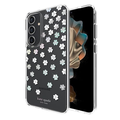 Schutzhülle für Samsung Galaxy S24 Plus, kompatibel mit kabellosem Laden - Streublumen von Kate Spade New York