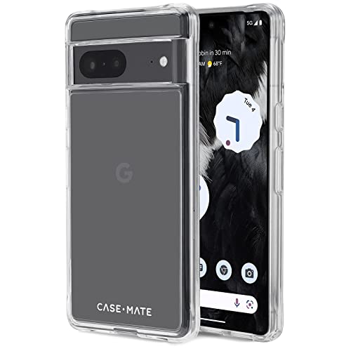 case-mate Tough Clear Case Schutzhülle für Google Pixel 7 Hülle Transparent (Durchsichtige Pixel 7 Hülle | 3 m Fallschutz | Made for Google Pixel Zertifiziert) - Transparent von Case-Mate