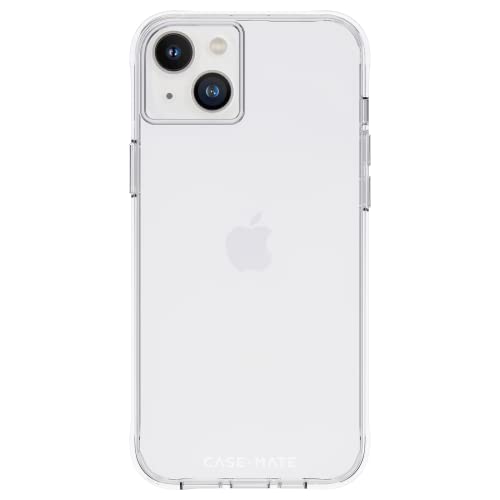 case-mate Tough Clear Case Schutzhülle kompatibel mit Apple iPhone 14 Hülle Durchsichtig [Erhöhte Kanten für Display- und Kameraschutz | 3 m Fallschutz | Anti-Vergilbung] - Transparent von Case-Mate