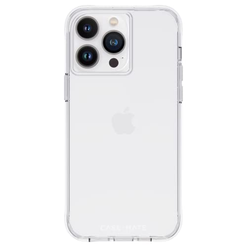 case-mate Tough Clear Case Schutzhülle kompatibel mit Apple iPhone 14 Pro Max Hülle Durchsichtig [Erhöhte Kanten für Display- und Kameraschutz | 3 m Fallschutz | Anti-Vergilbung] - Transparent von Case-Mate
