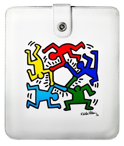 Case Scenario KH-PAD10-CP Keith Haring Universal Tasche für Tablet 25,4 cm (10 Zoll) Kreis von Menschen von Case Scenario