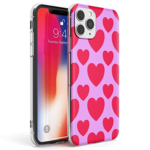 Case Warehouse Liebe Sie Muster-Pro Slim Hülle kompatibel mit iPhone 11 Pro TPU Schutz Light Phone Tasche mit Liebe Mode Vibes Niedlich Herz von Case Warehouse