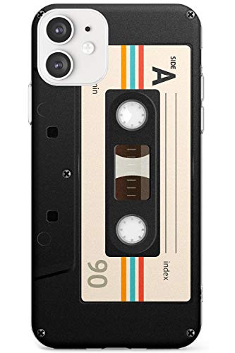 Case Warehouse Retro Kassette - Creme Slim Hülle kompatibel mit iPhone 11 TPU Schutz Light Phone Tasche mit Mixtape Jahrgang Jahrgang Musik Alte Schule von Case Warehouse