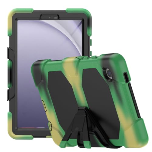 Case2Go - Hülle kompatibel mit Samsung Galaxy Tab A9 (2023) - Extremer Rüstungskoffer - TPU Tablet Case Schutzhülle - Tarnung von Case2Go