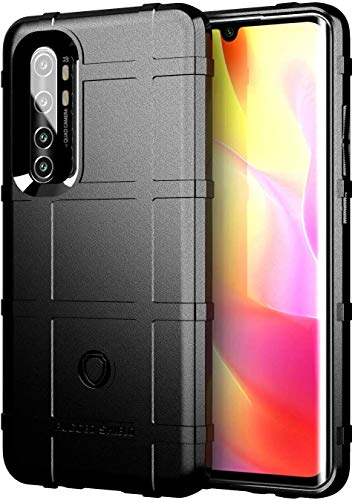 Case2go – Handyhülle kompatibel mit Xiaomi Mi Note 10 Lite – Silikon Cover – Schwarz von Case2go