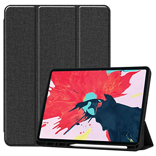 Case2go - Hülle kompatibel mit Apple iPad Pro 12.9 (2020) - Tablet-Hüllen - Staub Tablet Case Schutzhülle - Schwarz von Case2go