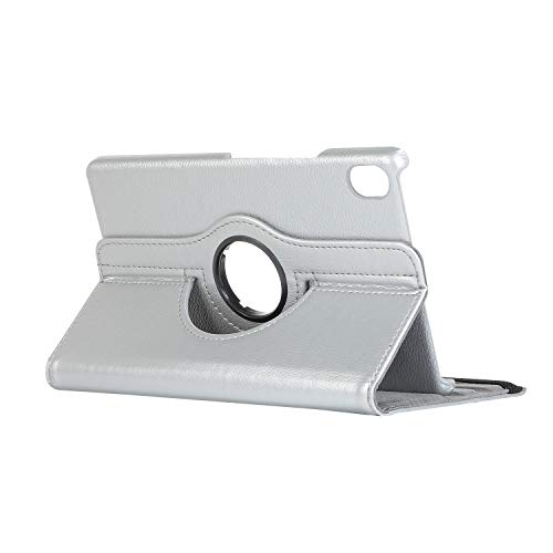 Case2go - Hülle kompatibel mit Huawei Mediapad M6 8.4 - Drehbare Abdeckung - Kunstleder Tablet Case Schutzhülle - Silber von Case2go