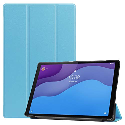 Case2go - Hülle kompatibel mit Lenovo Tab M10 HD Gen 2 - Mit AutoWake-Funktion - Kunstleder Tablet Case Schutzhülle - Hellblau von Case2go