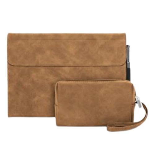 Case2go - Hülle kompatibel mit Microsoft Surface Pro 8 - Tablet-Hüllen - TPU Tablet Case Schutzhülle - Braun von Case2go