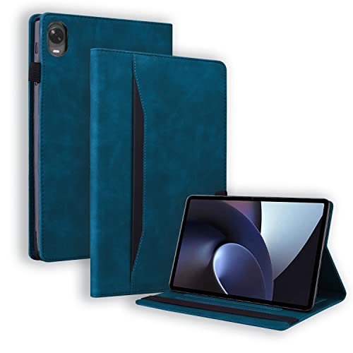 Case2go - Hülle kompatibel mit Oppo Pad (2022) - Mit Kartenhalter - PU-Leder Tablet Case Schutzhülle - Dunkelblau von Case2go