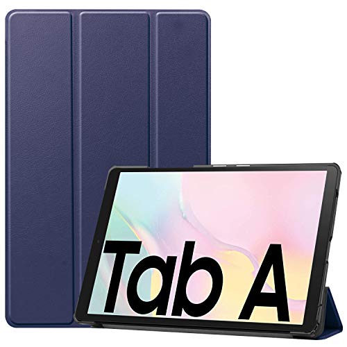 Case2go - Hülle kompatibel mit Samsung Galaxy Tab A7 10.4 (2020) - Tablet-Hüllen - Kunstleder Tablet Case Schutzhülle - Dunkelblau von Case2go