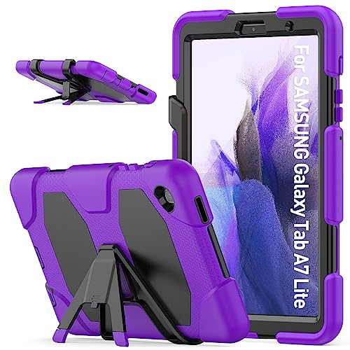 Case2go - Hülle kompatibel mit Samsung Galaxy Tab A7 Lite (2021) - Stoßfeste Abdeckung - TPU Tablet Case Schutzhülle - Lila von Case2go