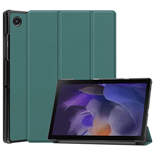 Case2go - Hülle kompatibel mit Samsung Galaxy Tab A8 10.5 (2021) - Mit AutoWake-Funktion - Kunstleder Tablet Case Schutzhülle - Cyan von Case2go