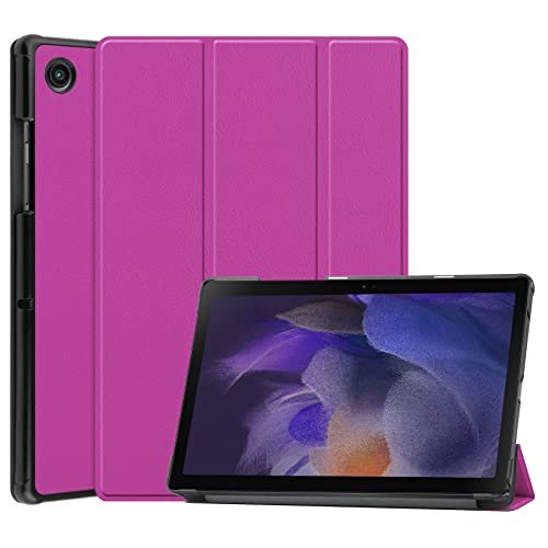 Case2go - Hülle kompatibel mit Samsung Galaxy Tab A8 10.5 (2021) - Mit AutoWake-Funktion - Kunstleder Tablet Case Schutzhülle - Lila von Case2go