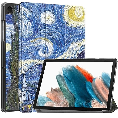 Case2go - Hülle kompatibel mit Samsung Galaxy Tab A9 Plus (2023) 11 Zoll - Auto/Wake-Funktion - Kunstleder Tablet Case Schutzhülle - Sternenklarer Himmel von Case2go