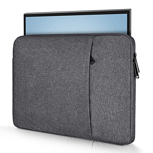 18,5 Zoll tragbare Monitortasche für InnoView UPERFECT Arzopa Most Large 18/18,5 Zoll tragbare Monitortasche Sleeve Bag mit Tasche, Space Grey (44,7 x 30,8 cm) von CaseDeer
