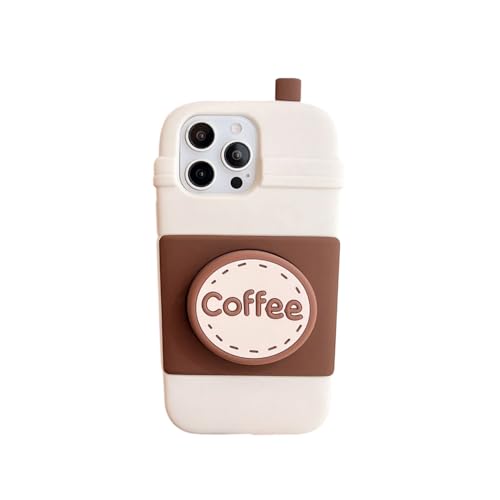 CaseGame Niedliche Hülle, kompatibel mit iPhone 13 Pro Max, weiches Silikon, Cartoon-3D-Kaffeetasse, kreativ, stoßfest, kompatibel mit iPhone 13 Pro Max, für Damen und Herren CaseGame Niedliche Hülle, kompatibel mit iPhone 13 Pro Max, weiches Silikon, Cartoon-3D-Kaffeetasse, kreativ, stoßfest, kompatibel mit iPhone 13 Pro Max, für Damen und Herren von CaseGame