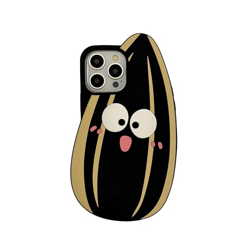 CaseGame Niedliche Hülle, kompatibel mit iPhone 16 Pro Max, weiches Silikon, Cartoon-3D-Sonnenblumenkerne, kreativ, Anime, Kawaii, stoßfest, kompatibel mit iPhone 16 Pro Max, für Damen und Herren CaseGame Niedliche Hülle, kompatibel mit iPhone 16 Pro Max, weiches Silikon, Cartoon-3D-Sonnenblumenkerne, kreativ, Anime, Kawaii, stoßfest, kompatibel mit iPhone 16 Pro Max, für Damen und Herren von CaseGame