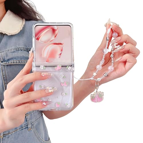 CaseGame Niedliche Schutzhülle, kompatibel mit Motorola Razr 60 Ultra, mit Perlenband, Cartoon-Motiv, stoßfest, Scharnierschutz für Razr 60 Ultra, für Damen und Herren CaseGame Niedliche Schutzhülle, kompatibel mit Motorola Razr 60 Ultra, mit Perlenband, Cartoon-Motiv, stoßfest, Scharnierschutz für Razr 60 Ultra, für Damen und Herren von CaseGame