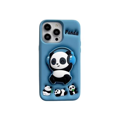 CaseGame Niedliche Schutzhülle, kompatibel mit iPhone 15 Pro Max, weiches Silikon, Cartoon-3D-Panda, kreatives Tier, Kawaii, stoßfest, kompatibel mit iPhone 15 Pro Max, für Damen und Herren CaseGame Niedliche Schutzhülle, kompatibel mit iPhone 15 Pro Max, weiches Silikon, Cartoon-3D-Panda, kreatives Tier, Kawaii, stoßfest, kompatibel mit iPhone 15 Pro Max, für Damen und Herren von CaseGame
