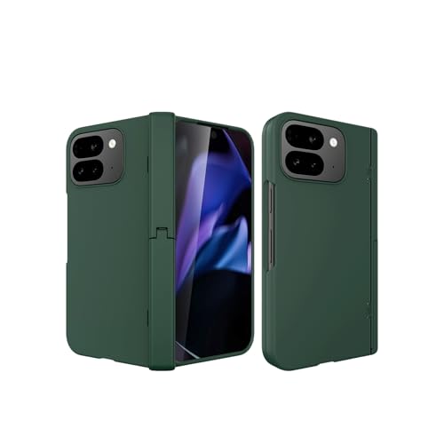 CaseGame Schutzhülle kompatibel mit Google Pixel 10 Pro Fold mit Displayschutzfolie und Ständer, hartes Polycarbonat, glatt, ultradünn, stoßfest, für Pixel 10 Pro, faltbar, für Damen und Herren, Grün CaseGame Schutzhülle kompatibel mit Google Pixel 10 Pro Fold mit Displayschutzfolie und Ständer, hartes Polycarbonat, glatt, ultradünn, stoßfest, für Pixel 10 Pro, faltbar, für Damen und Herren, Grün von CaseGame