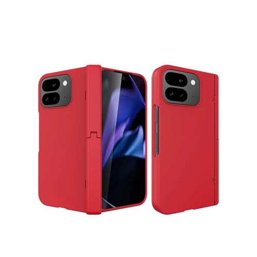 CaseGame Schutzhülle kompatibel mit Google Pixel 10 Pro Fold mit Displayschutzfolie und Ständer, hartes Polycarbonat, glatt, ultradünn, stoßfest, für Pixel 10 Pro, faltbar, für Damen und Herren, Rot CaseGame Schutzhülle kompatibel mit Google Pixel 10 Pro Fold mit Displayschutzfolie und Ständer, hartes Polycarbonat, glatt, ultradünn, stoßfest, für Pixel 10 Pro, faltbar, für Damen und Herren, Rot von CaseGame