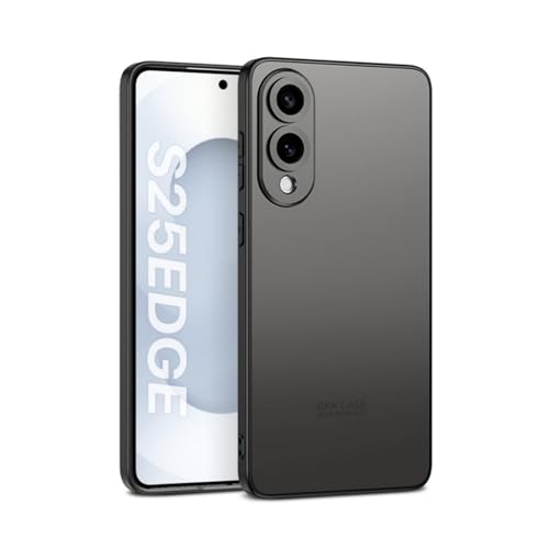 CaseGame Schutzhülle kompatibel mit Samsung Galaxy S25 Edge, ultradünn, galvanisierter Rahmen, Militärqualität, stoßfest, Vollkamera-Schutzhülle für Galaxy S25 Edge, für Damen und Herren, Schwarz CaseGame Schutzhülle kompatibel mit Samsung Galaxy S25 Edge, ultradünn, galvanisierter Rahmen, Militärqualität, stoßfest, Vollkamera-Schutzhülle für Galaxy S25 Edge, für Damen und Herren, Schwarz von CaseGame