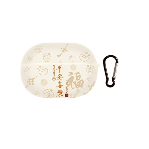 CaseGame Süße Hülle, kompatibel mit Shokz OpenDots One, mit Schlüsselanhänger, weiches IMD-Glückssegen-Pray-Design, stoßfeste Schutzhülle für OpenDots One, für Damen und Herren von CaseGame