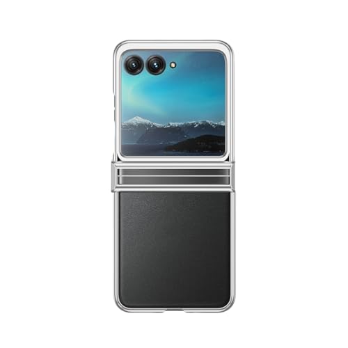 CaseGame Transparente Schutzhülle, kompatibel mit Motorola Razr 60, galvanisierter Rand, hartes Polycarbonat, dünn, kratzfest, stoßfest, Schutzhülle für Razr 60, für Damen, Herren, Freunde CaseGame Transparente Schutzhülle, kompatibel mit Motorola Razr 60, galvanisierter Rand, hartes Polycarbonat, dünn, kratzfest, stoßfest, Schutzhülle für Razr 60, für Damen, Herren, Freunde von CaseGame