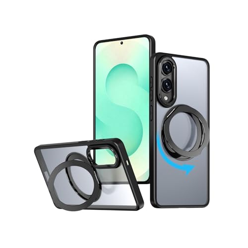 CaseGame Transparente Schutzhülle, kompatibel mit Samsung Galaxy S25 Edge, mit drehbarem, magnetischem Ständer, weiches TPU, stoßfest, rutschfest, Schutzhülle für Galaxy S25 Edge, für Damen und Herren CaseGame Transparente Schutzhülle, kompatibel mit Samsung Galaxy S25 Edge, mit drehbarem, magnetischem Ständer, weiches TPU, stoßfest, rutschfest, Schutzhülle für Galaxy S25 Edge, für Damen und Herren von CaseGame