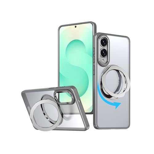CaseGame Transparente Schutzhülle, kompatibel mit Samsung Galaxy S25 Edge, mit drehbarem, magnetischem Ständer, weiches TPU, stoßfest, rutschfest, Schutzhülle für Galaxy S25 Edge, für Damen und Herren CaseGame Transparente Schutzhülle, kompatibel mit Samsung Galaxy S25 Edge, mit drehbarem, magnetischem Ständer, weiches TPU, stoßfest, rutschfest, Schutzhülle für Galaxy S25 Edge, für Damen und Herren von CaseGame
