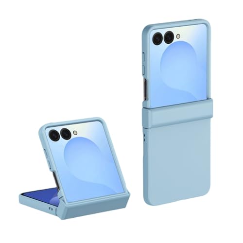 Schutzhülle kompatibel mit Samsung Galaxy Z Flip 7, hartes Polycarbonat, ultradünn, kratzfest, stoßfest, flexibel, faltbar, Schutzhülle für Z Flip 7, für Damen und Herren, Hellblau Schutzhülle kompatibel mit Samsung Galaxy Z Flip 7, hartes Polycarbonat, ultradünn, kratzfest, stoßfest, flexibel, faltbar, Schutzhülle für Z Flip 7, für Damen und Herren, Hellblau von CaseGame