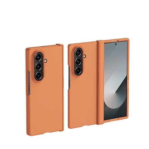 Schutzhülle kompatibel mit Samsung Galaxy Z Fold 7, hartes Polycarbonat, ultradünn, kratzfest, stoßfest, flexibel, faltbar, Schutzhülle für Z Fold 7, für Damen und Herren, Orange Schutzhülle kompatibel mit Samsung Galaxy Z Fold 7, hartes Polycarbonat, ultradünn, kratzfest, stoßfest, flexibel, faltbar, Schutzhülle für Z Fold 7, für Damen und Herren, Orange von CaseGame
