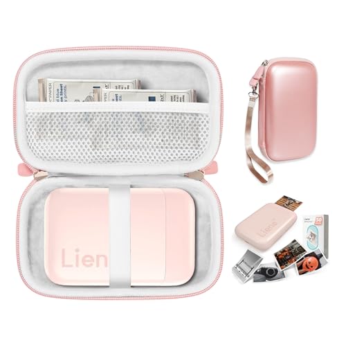 CaseSack Hülle für Liene Fotodrucker, 2 x 3 Mini Instant Portable Color Mono Bilddrucker (Roségold) von CaseSack