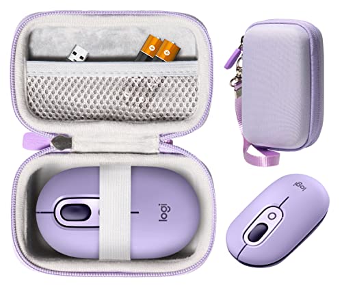 CaseSack Maushülle für Logitech Logitech POP Maus, kabellose Bluetooth-Maus (lila) von CaseSack