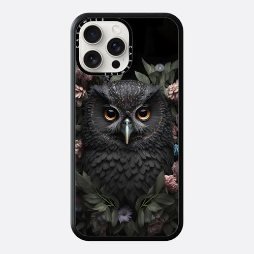 für iPhone 14 Pro Case mit Eule Blumen gestaltet von Mahmod KH, kompatibel mit MagSafe, iPhone 14 Pro Hülle, Ultradünn, Stoßfest, Schwarz für iPhone 14 Pro Case mit Eule Blumen gestaltet von Mahmod KH, kompatibel mit MagSafe, iPhone 14 Pro Hülle, Ultradünn, Stoßfest, Schwarz von CaseWise