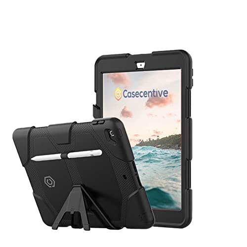 Casecentive Ultimate Hardcase iPad 10.2 2021 (2019 / 2020) schwarz von Casecentive