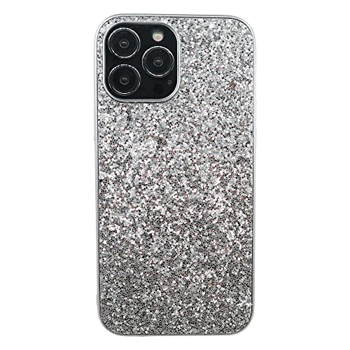 Casechics Kompatibel mit iPhone-Hülle, Kristall-Diamant-Glitzer, glitzernd, weich, stoßfest, für Frauen und Mädchen, Handyhülle (Silber, iPhone 11) von Casechics