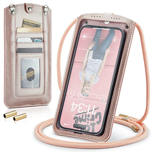 Casecond Handytasche zum Umhängen Universal Handy Tasche Kleine Umhängetasche Damen mit Handykette für iPhone 14 13 12 11 Pro Max XR Samsung Z Flip 4 S23 Ultra Plus Xiaomi Redmi Bis zu 7.3" Roségold Casecond Handytasche zum Umhängen Universal Handy Tasche Kleine Umhängetasche Damen mit Handykette für iPhone 14 13 12 11 Pro Max XR Samsung Z Flip 4 S23 Ultra Plus Xiaomi Redmi Bis zu 7.3" Roségold von Casecond
