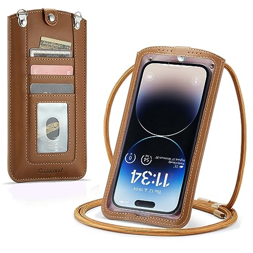 Casecond Handytasche zum Umhängen Universal Handy Tasche Kleine Umhängetasche Damen mit Handykette für iPhone 14 13 12 11 Pro Max XR Samsung Z Flip 4 S23 Ultra Plus Xiaomi Redmi Bis zu 7.3" Braun Casecond Handytasche zum Umhängen Universal Handy Tasche Kleine Umhängetasche Damen mit Handykette für iPhone 14 13 12 11 Pro Max XR Samsung Z Flip 4 S23 Ultra Plus Xiaomi Redmi Bis zu 7.3" Braun von Casecond