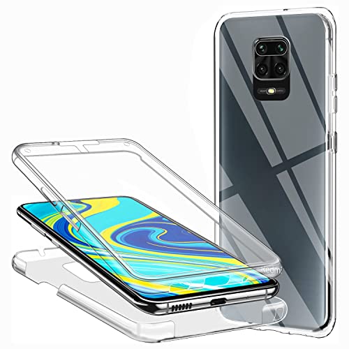 Schutzhülle für Xiaomi Redmi Note 9S / Redmi Note 9 Pro, 360-Grad-Schutz, transparent, weich, dünn, Schutzhülle aus Silikon, TPU vorne und PC, Rückseite, kratzfest, stoßfest, Full Body Schutzhülle Schutzhülle für Xiaomi Redmi Note 9S / Redmi Note 9 Pro, 360-Grad-Schutz, transparent, weich, dünn, Schutzhülle aus Silikon, TPU vorne und PC, Rückseite, kratzfest, stoßfest, Full Body Schutzhülle von Casecool