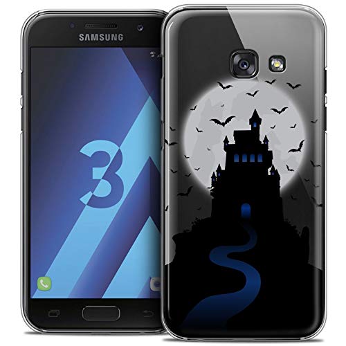 Caseink - Hülle Schutzhülle Case Für Samsung Galaxy A3 2017 (A320) [Crystal HD Kollektion Halloween Design Castle Nightmare - Rigide - Ultra dünn - Gedruckt in Frankreich] von Caseink