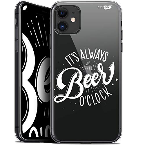 Caseink Hülle für 6.1" Apple iPhone 11, Sein Bier O'Clock von Caseink