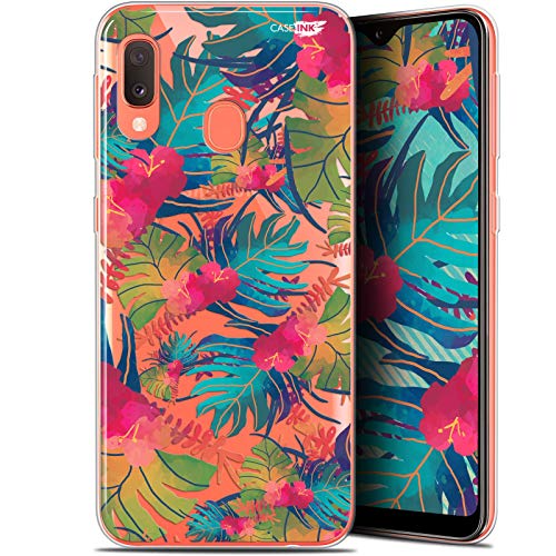 Caseink Hülle für Samsung Galaxy A20E (5.8) Schutzhülle Case Gel HD Flexibel - Anti-Schock - Gedruckt in Frankreich Couleurs des Tropiques von Caseink